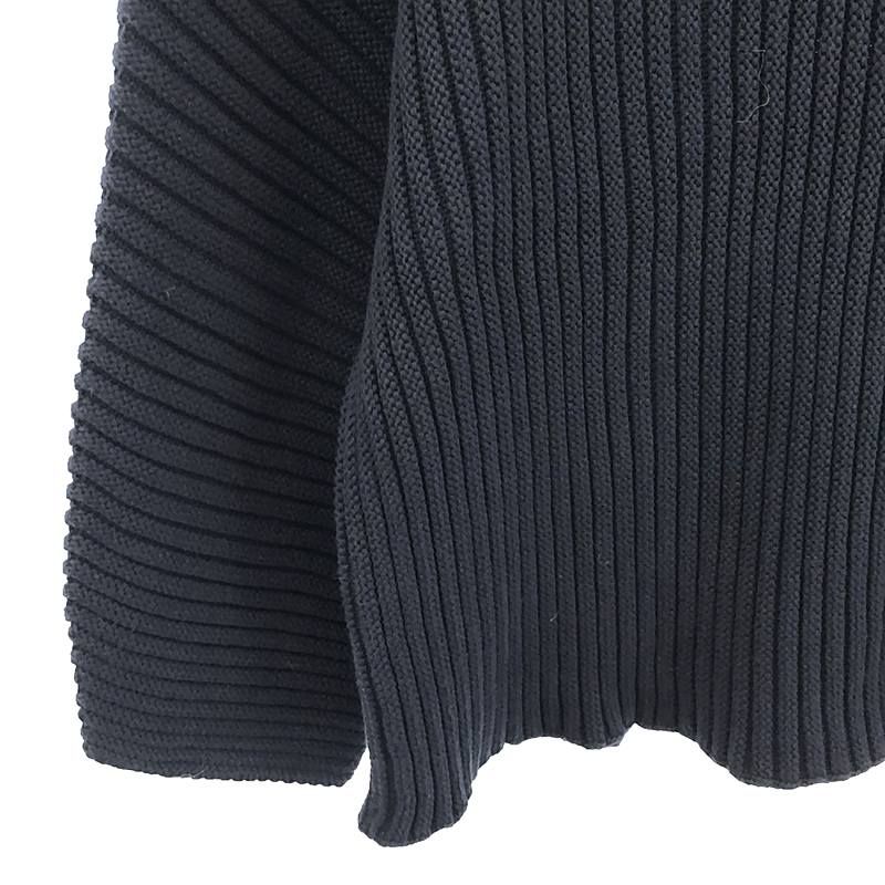 【美品】  BASErange / ベースレンジ | KAI SWEATER リブ ニット | XS-S | ネイビー | レディース 美品】 BASErange / ベースレンジ | KAI SWEATER リブ ニット