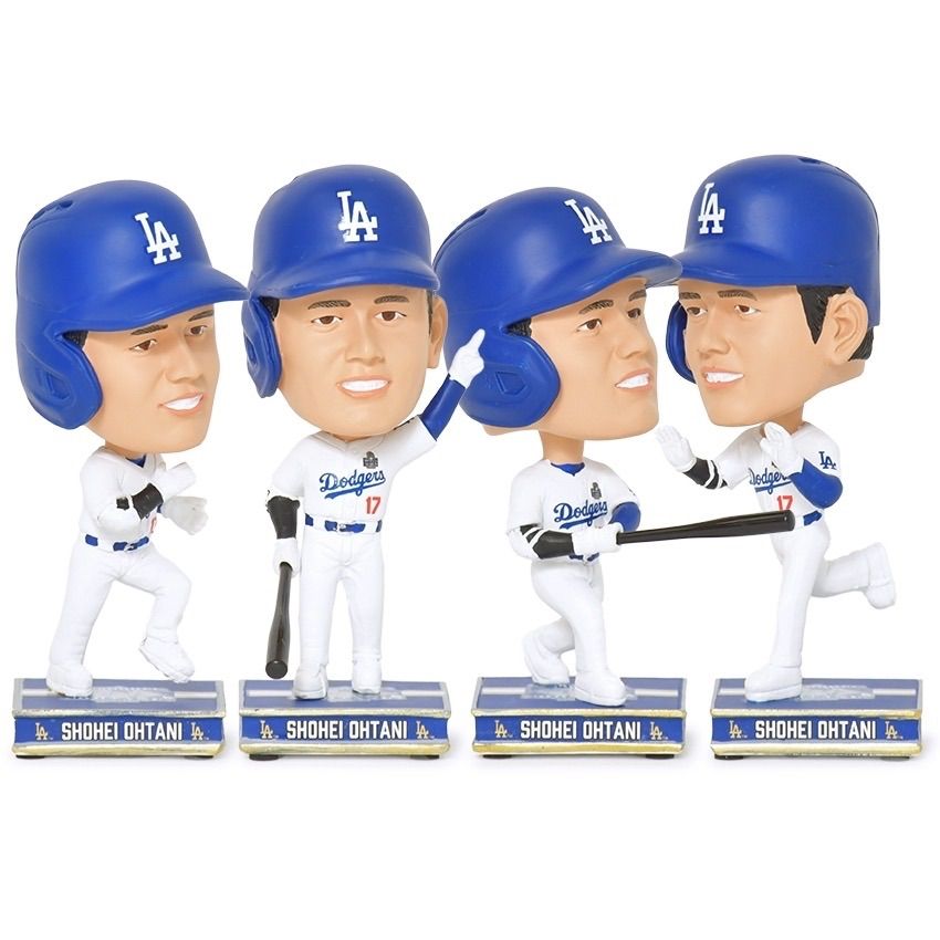 2024個限定 大谷翔平 ミニボブルヘッド 4体セット ワールド
