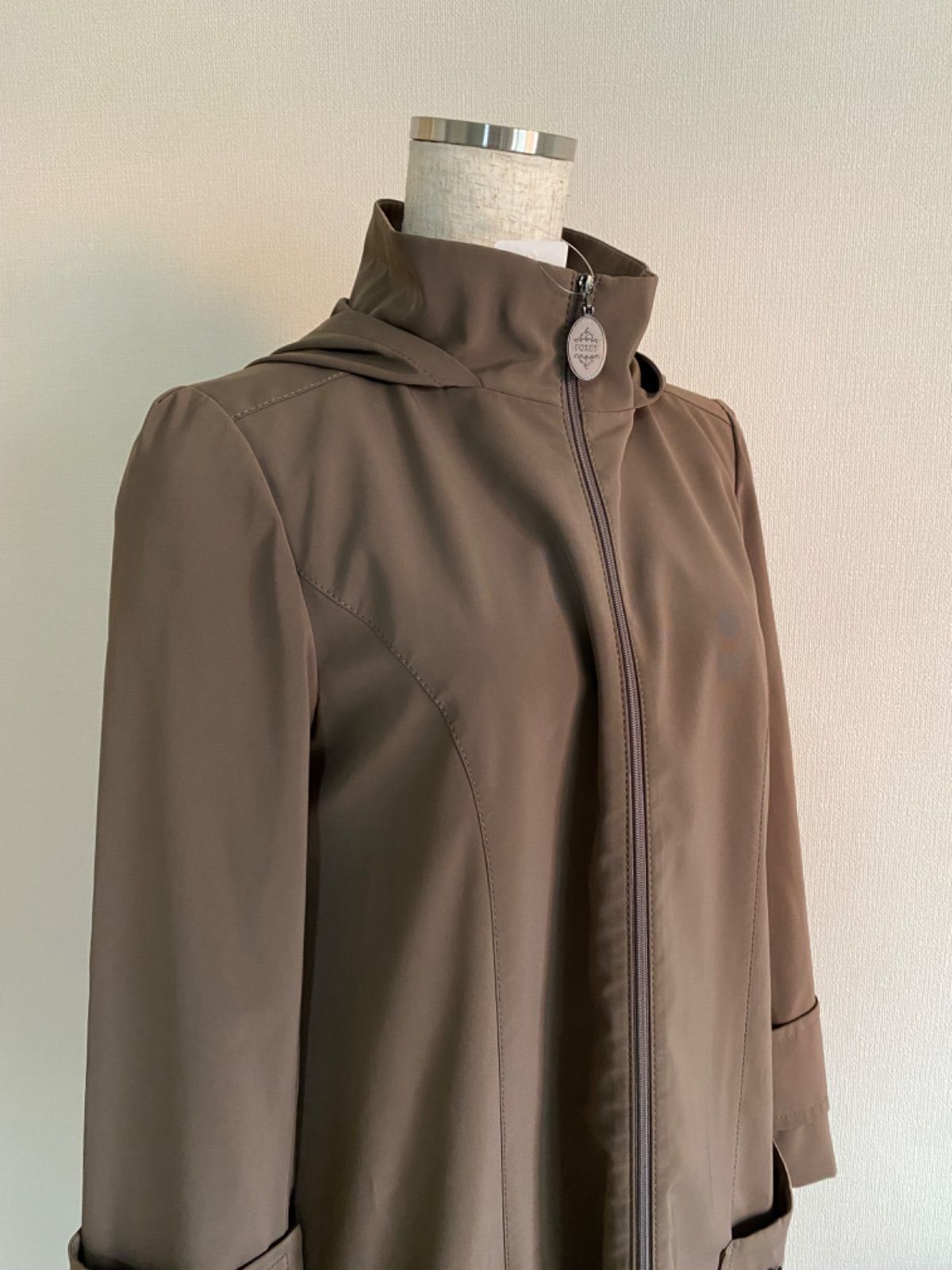 フォクシー　ニューヨーク　レインコート　FOXEY NEW YORK 撥水 FOXEY NEWYORK フォクシー ニューヨーク ストレッチ