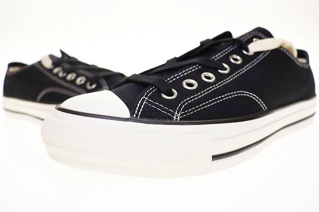 コンバース CONVERSE ADDICT CHUCK TAYLOR CANVAS OX BLACK 29cm 1AD989 アディクト チャックテイラー キャンバス ビブラムソール ブラック 【ブランド古着ベクトル】【】▲■250606