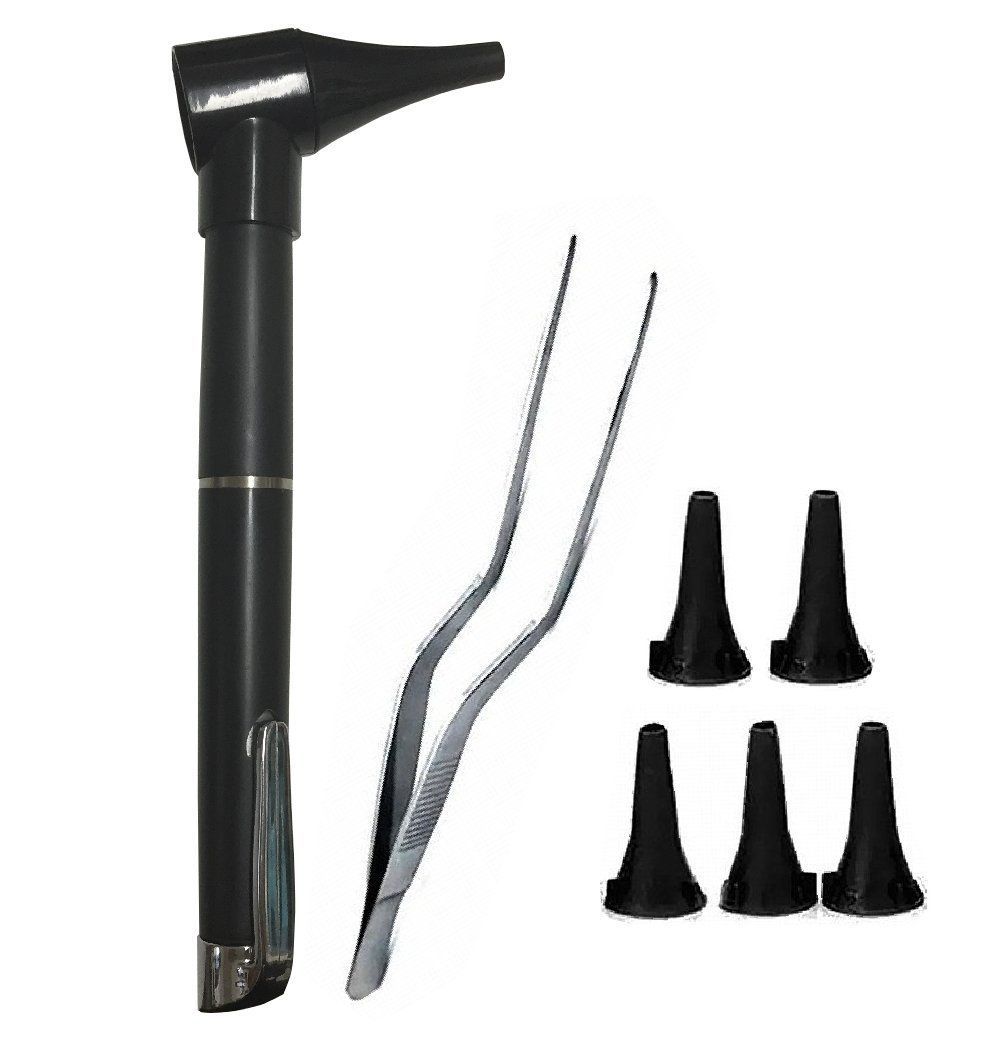 在庫セール ルーチェピンセット 14㎝ HappyHome ペンライト拡大鏡 セット 耳掃除にお勧め