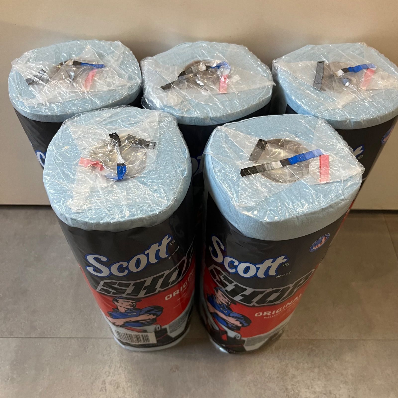 コストコ スコット ショップタオル ブルー 3セット コストコスコット