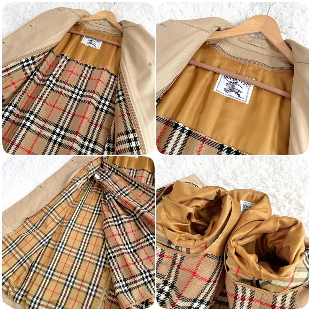 ✨極美品✨ バーバリー ステンカラーコート ノバチェック