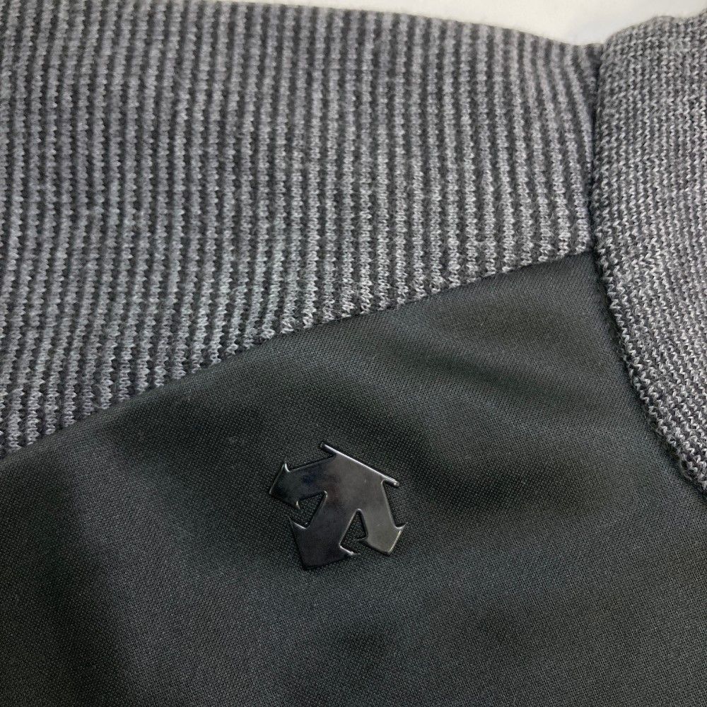 サイズ：M DESCENTE GOLF デサントゴルフ ニット切替 ジップジャケット