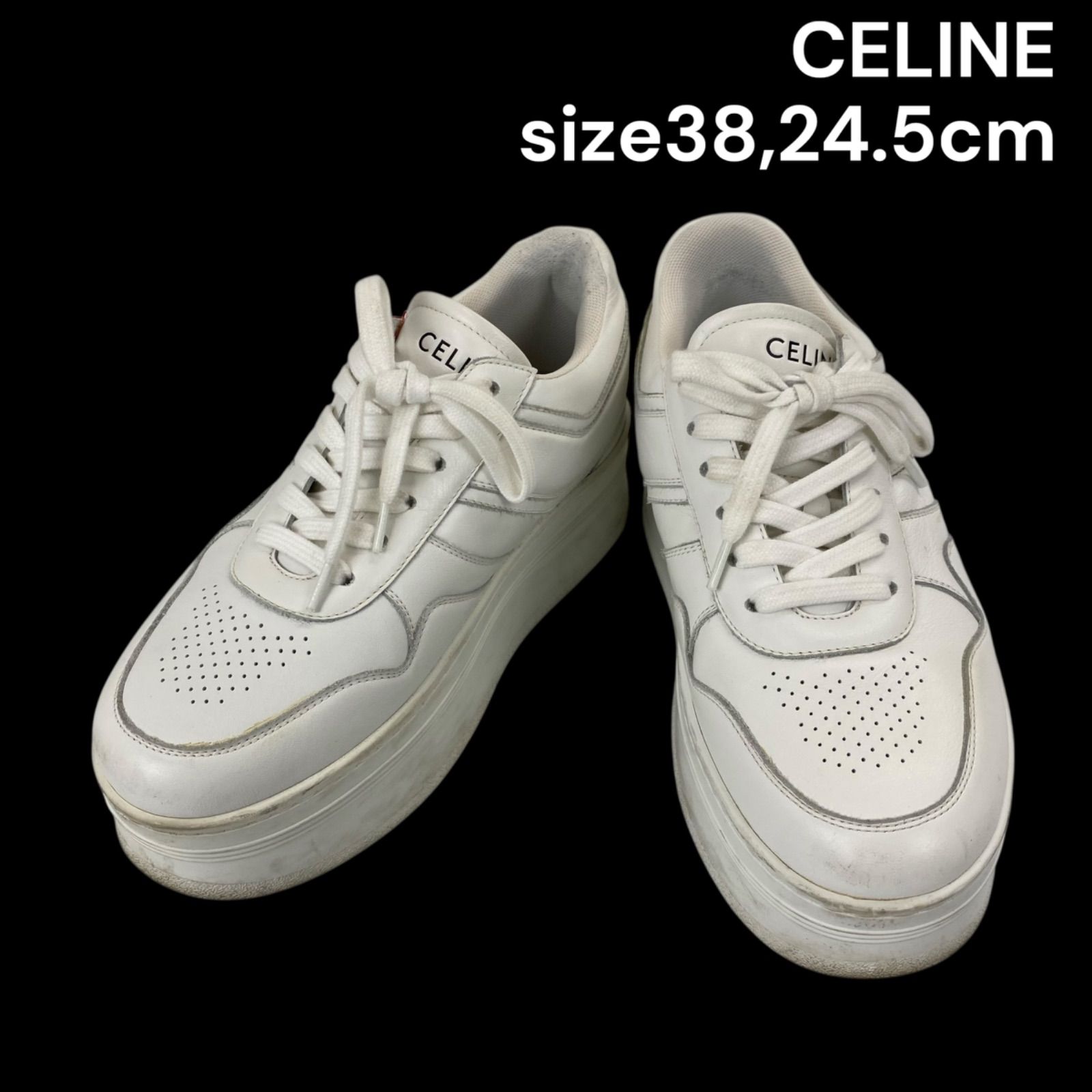○セリーヌ CELINE スニーカー ウェッジアウトソール ブロック ○セリーヌ CELINE スニーカー ウェッジアウトソール ブロック