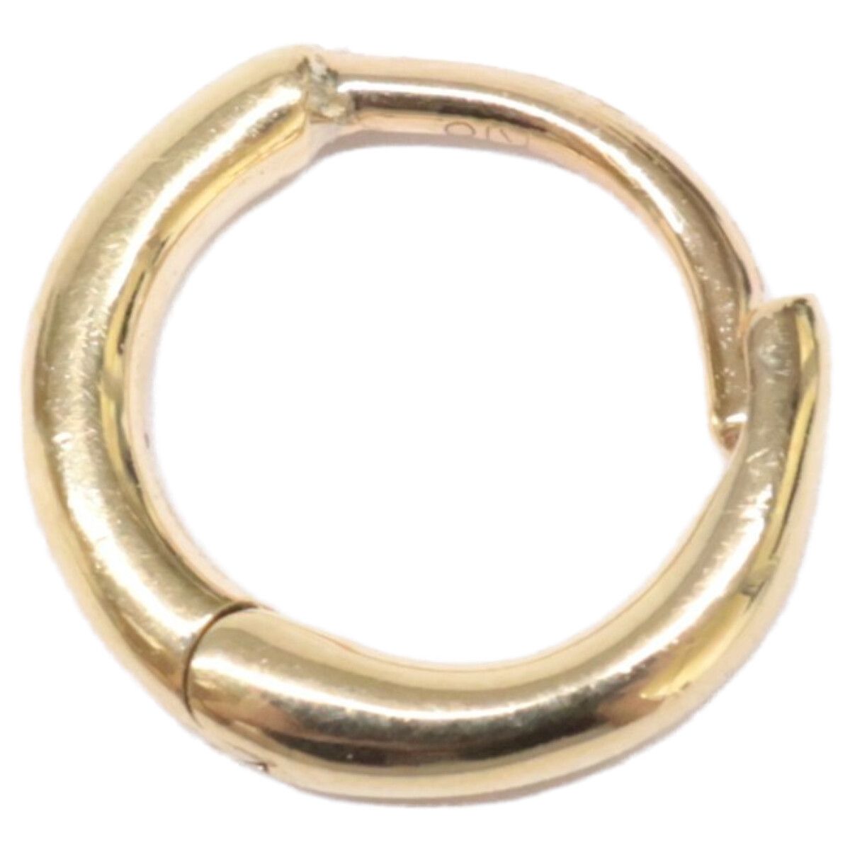 HIROTAKA ヒロタカ MH18GMEC K18 MANHATTAN マンハッタン フープ 片耳 シングル XSサイズ