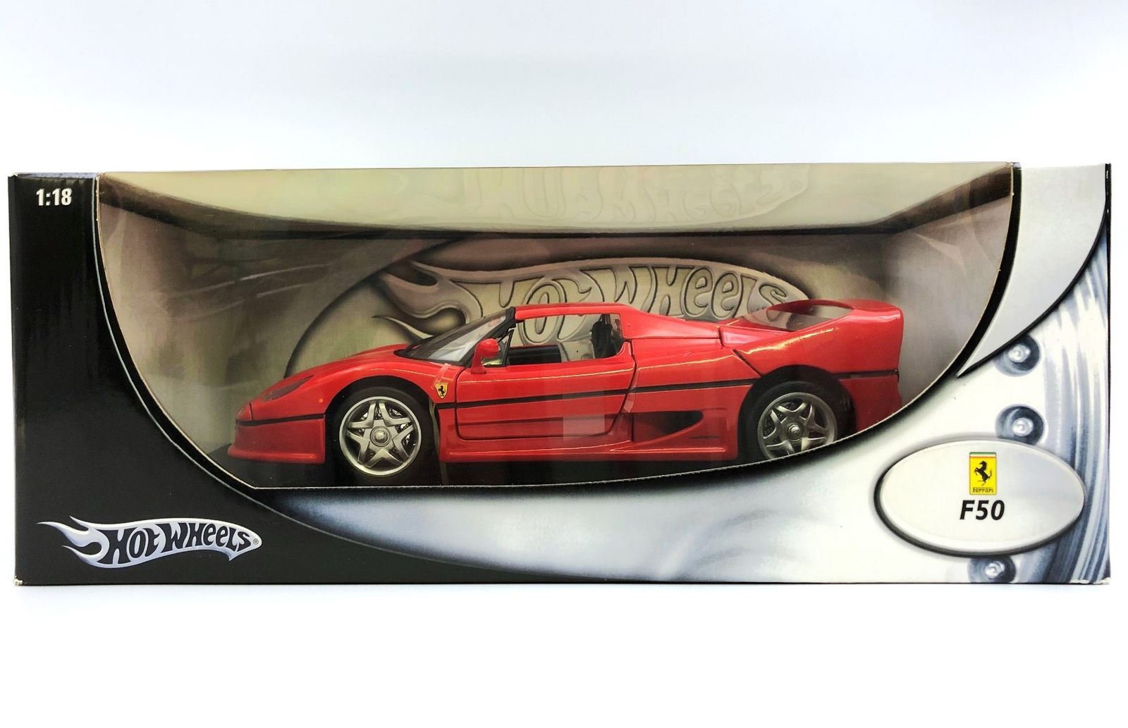 新品・未使用 ホットウィール 1/18 フェラーリ F50 カスタム 赤色 HOTWHEELS 1/18フェラーリ F50 (カスタム仕様)の通販 by