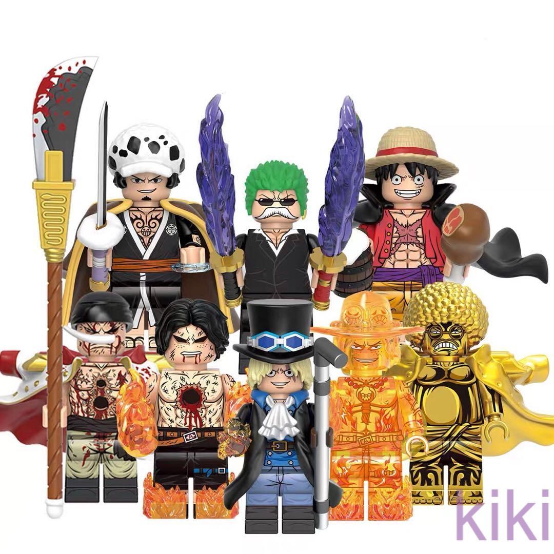 新品未使用 レゴ互換 ワンピース キャラクター 8体セット (6) ミニフィグ kkk