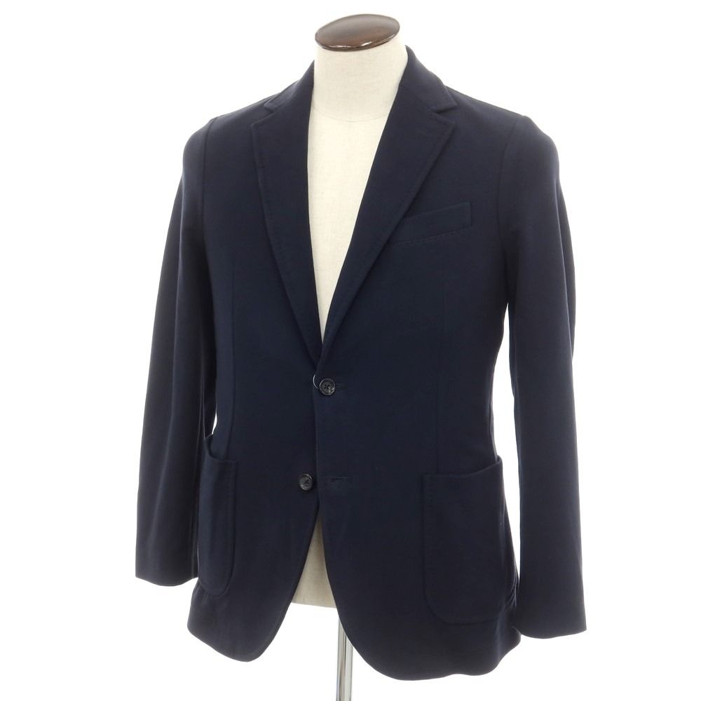 【中古】チルコロ1901 CIRCOLO 1901 コットン ジャージー 2B カジュアルジャケット ネイビー【サイズ48】【メンズ】