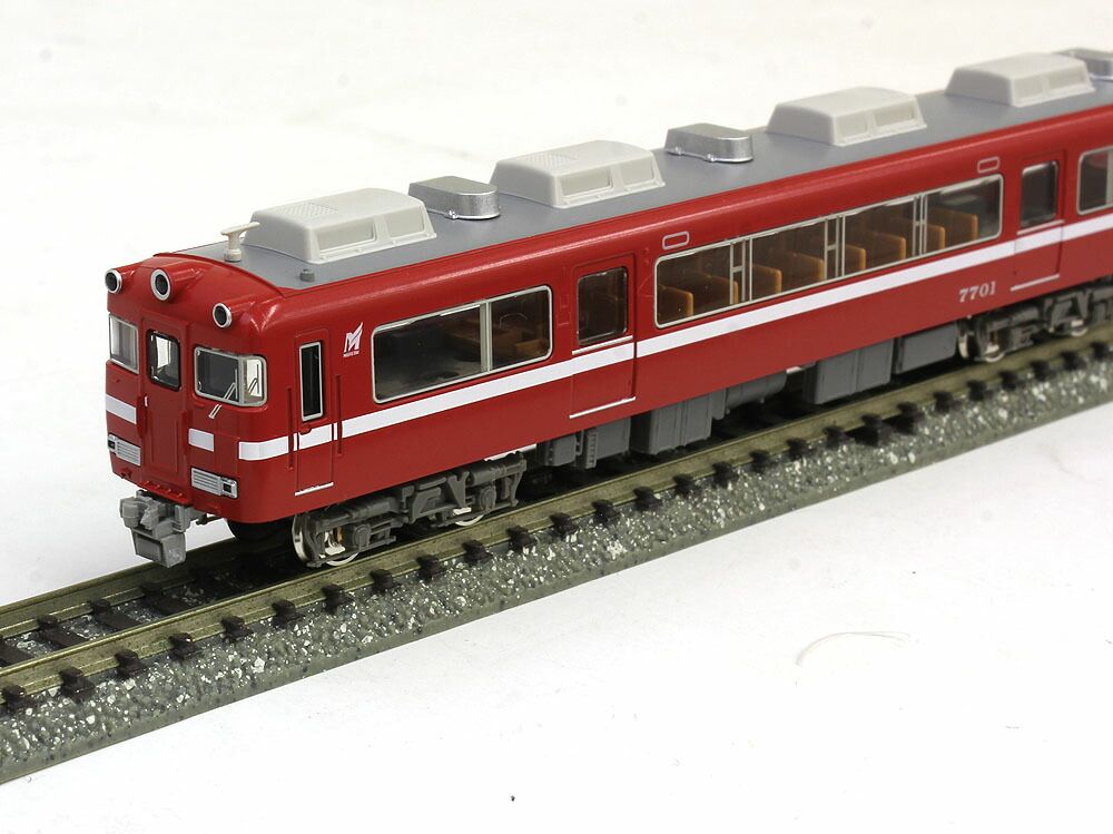 中古　グリーンマックス　1/150 名鉄7700系 白帯車　4542 名鉄7700系 白帯車1990 基本＆増結セット | グリーンマックス