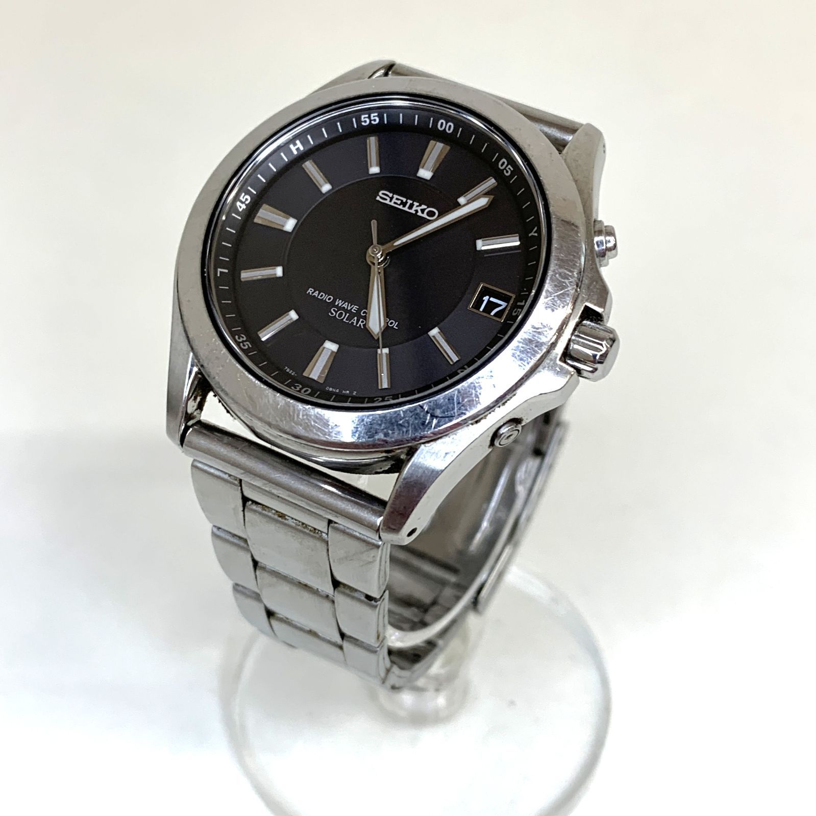 中古品】SEIKO 7B22-0AY0 セイコー 腕時計 電波ソーラー GT - メルカリ
