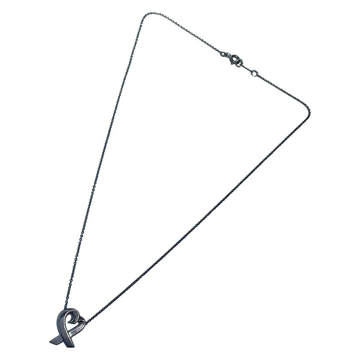 TIFFANY-Co. ティファニー ネックレス ラヴィングハート シルバー