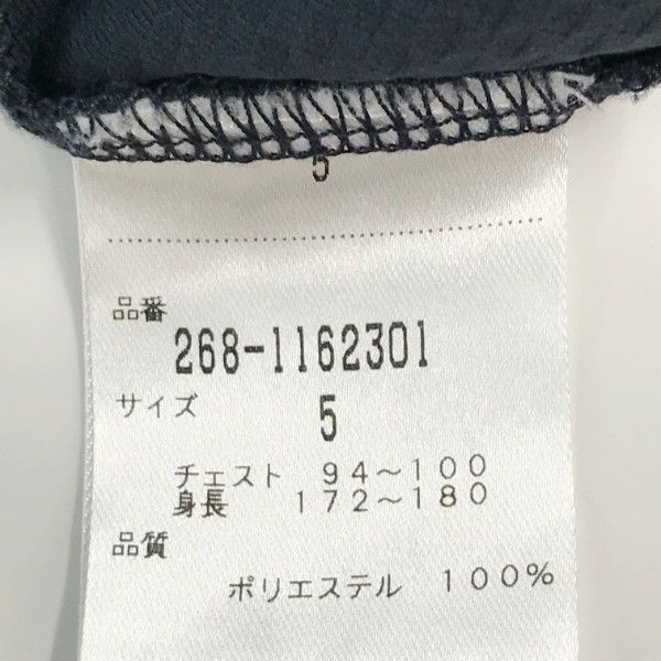 PGG PEARLY GATESハーフジップ長袖 Tシャツ ネイビー系 5 PGG PEARLY GATES 2021年モデル ハーフジップ長袖 Tシャツ