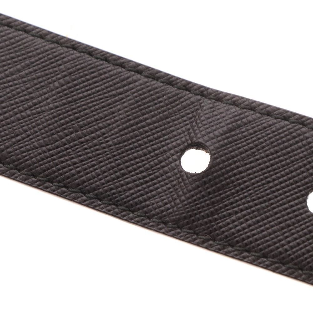 LOUIS VUITTON レザー ベルト M9044 90/36 ブラック □ プラダ ベルト