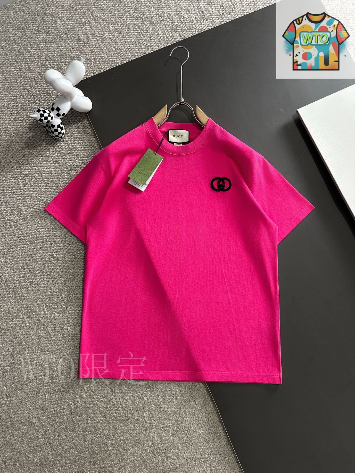今日特価】GUCCI 2025SS ピンク T シャツ - メルカリ