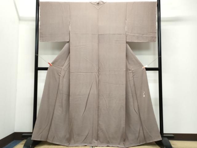 平和屋着物○訪問着 ロング丈 竹 暈し染め 正絹 逸品 未使用