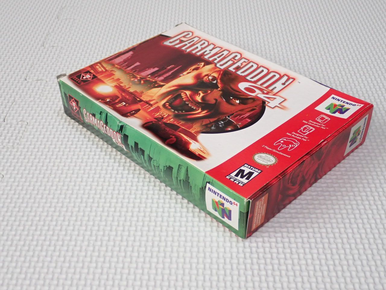 NINTENDO 64 - N64★CARMAGEDDON 海外版 北米版 端子清掃済 N64☆CARMAGEDDON 海外版 北米版 端子清掃済☆箱付・説明書付