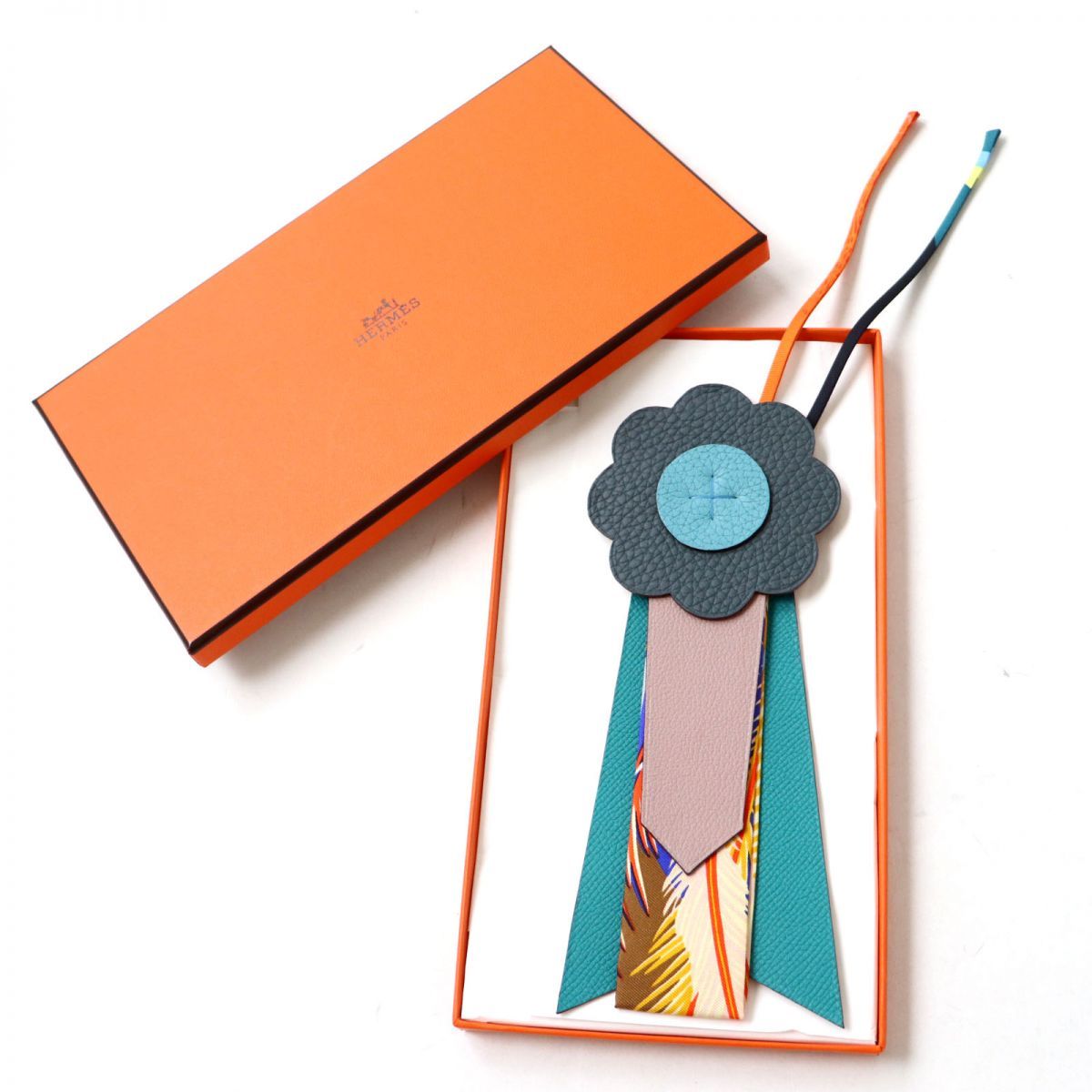 極美品◎フランス製 HERMES エルメス petit h プティアッシュ コケード