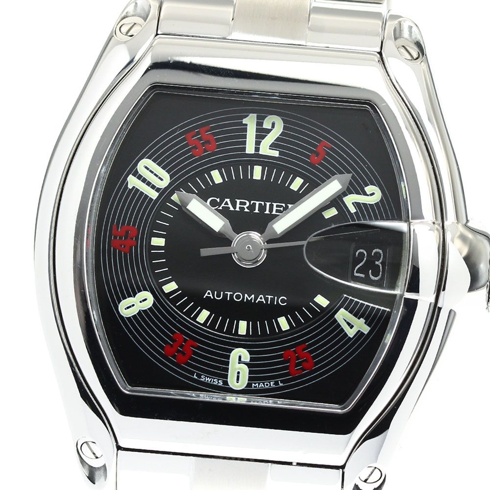 カルティエ CARTIER W62002V3 ロードスター LM デイト 自動巻き メンズ _909107