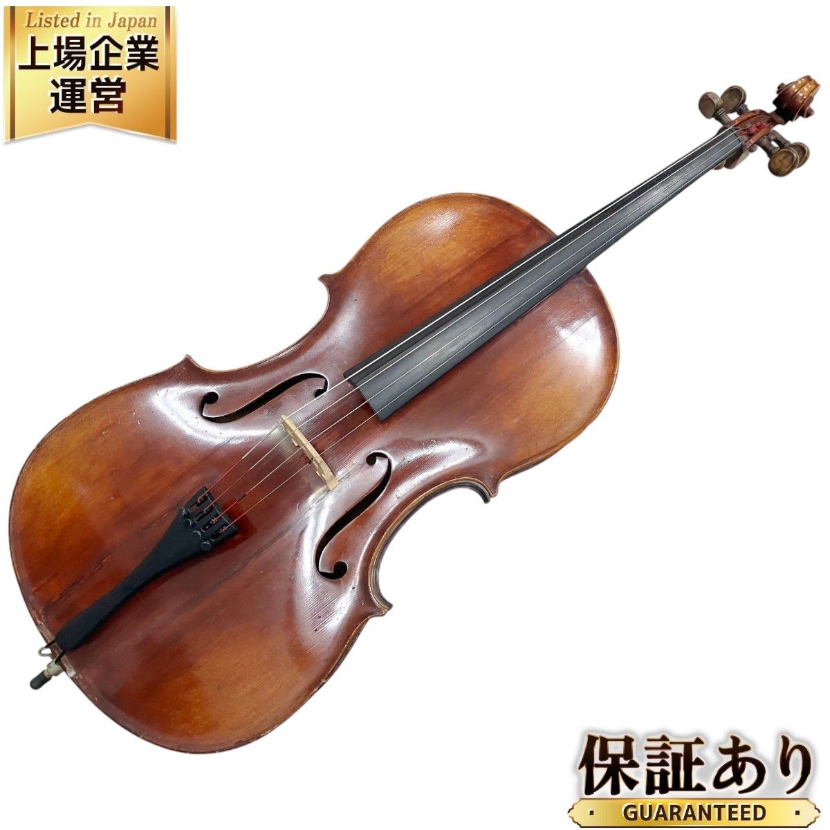 チェロ 4/4 作者・工房不明 ソフトケース 弦楽器 中古 訳あり O9298777