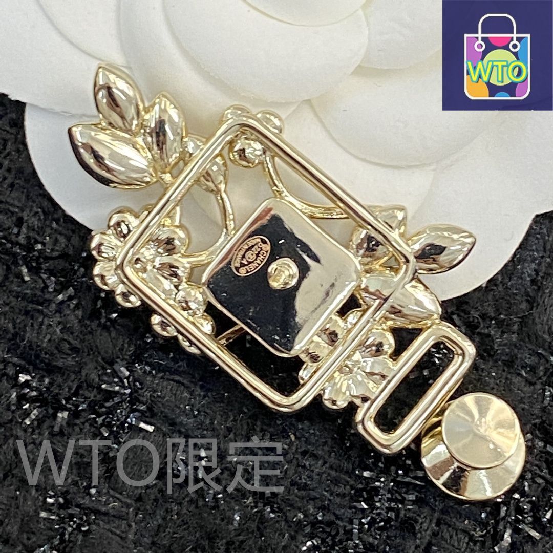 今日 CHANEL シャネル 22 年 ハーフパール フラワー ブローチ with ボトル デザイン USTAUSTRALIA_COM_AU