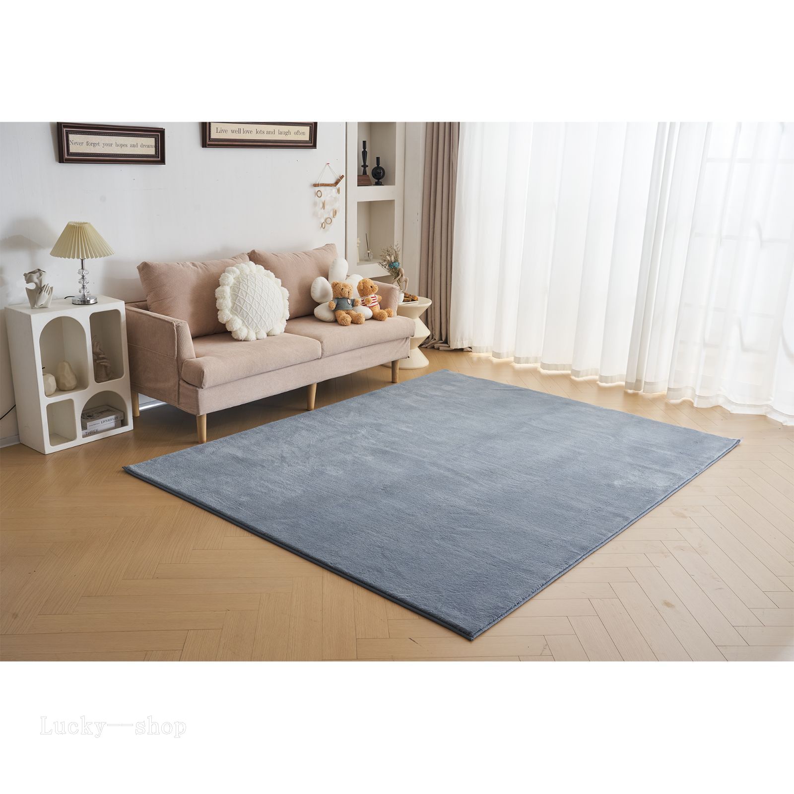 ラグ カシミヤ 洗える 北欧 ダウンリンク 140×200cm 超高密度織 約225万本/m2 カーペット 滑り止め ふかふか 洗える 角型 絨毯 床暖房 ホットカーペット おしゃれ 防カビ 防ダニ オールシーズン 