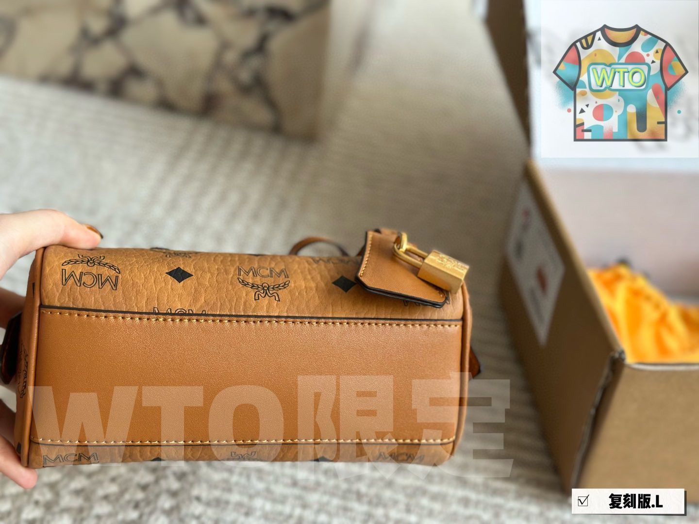 今日WTO】MCM Mini Nano Pillow Bag ミニナノピローバッグ-WTO