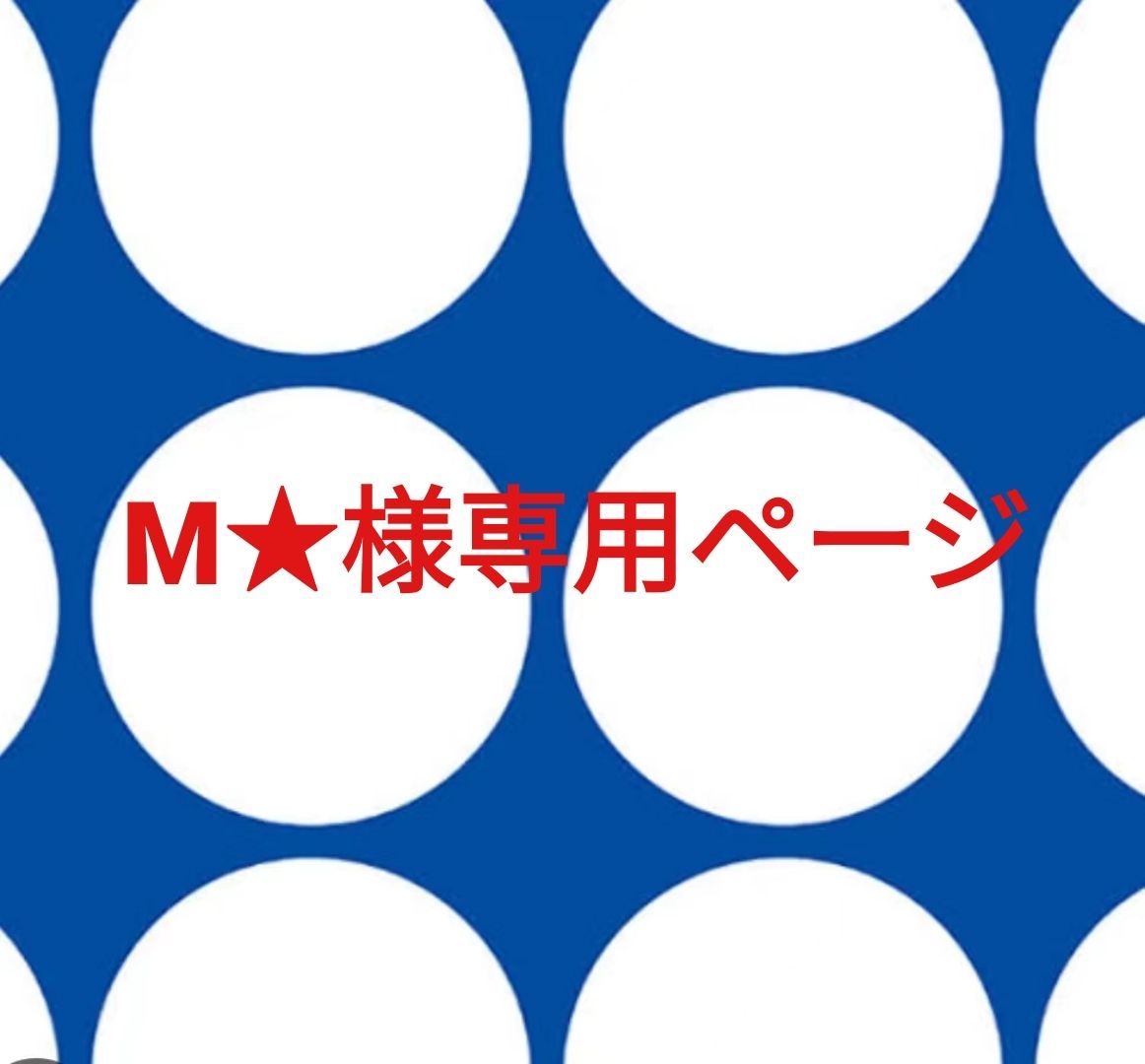 M☆様専用ページです。 こちらは、fad'm様の専用ページです。 M