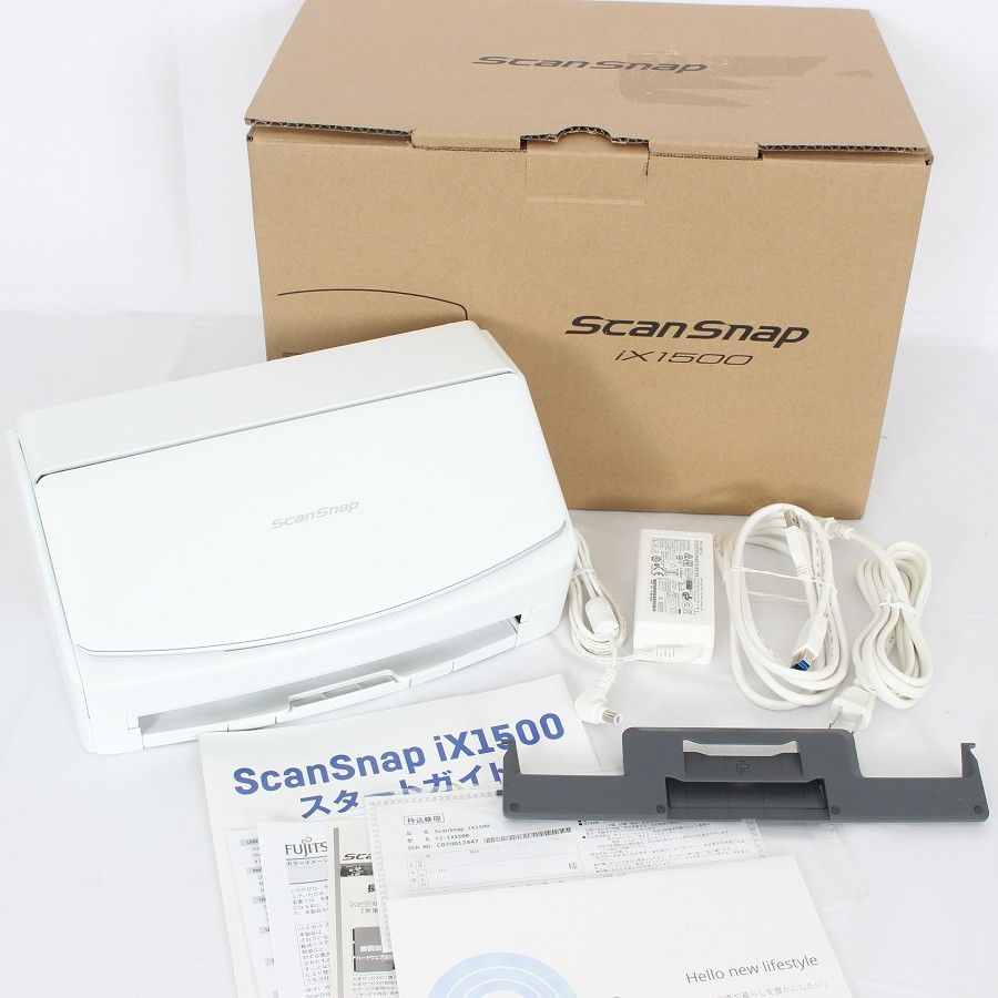 富士通 PFU ScanSnap iX1500 FI-IX1500 ホワイト ドキュメント