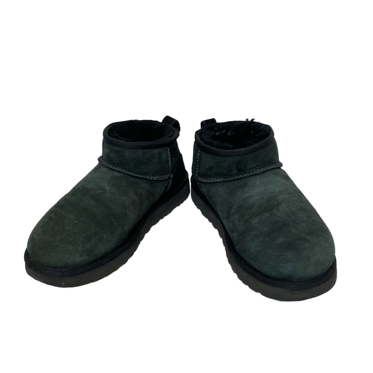 UGG アグ ショートブーツ 23 レディース クラシック ウルトラ ミニ 1116109 黒 ムートン