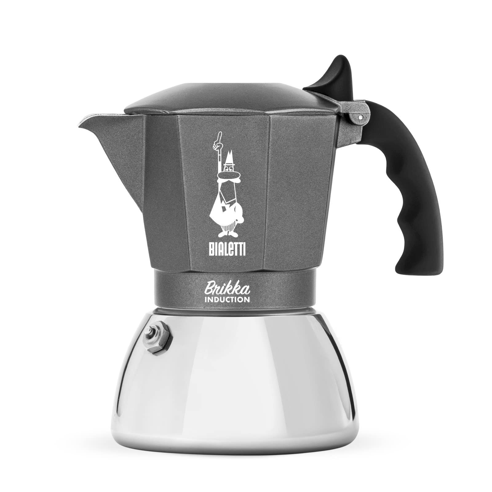 BIALETTI(ビアレッティ) Bialettiブリッカインダクション 4カップ用 IH対応 & 直火式 (コーヒーメーカー エスプレッソメーカー  マキネッタ) - メルカリ