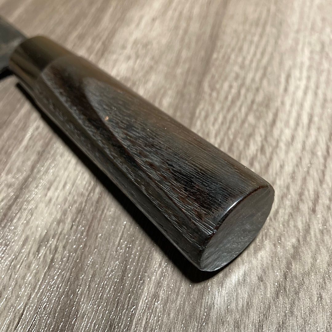 深水刃物 舟行包丁 150mm 15cm 白一鋼 白紙一号 黒打ち仕上げ 薩摩伝統