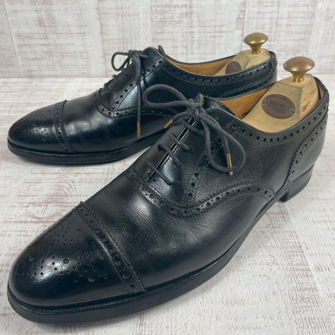 CROCKETT-JONES クロケット-ジョーンズ ドレスシューズ メダリオン