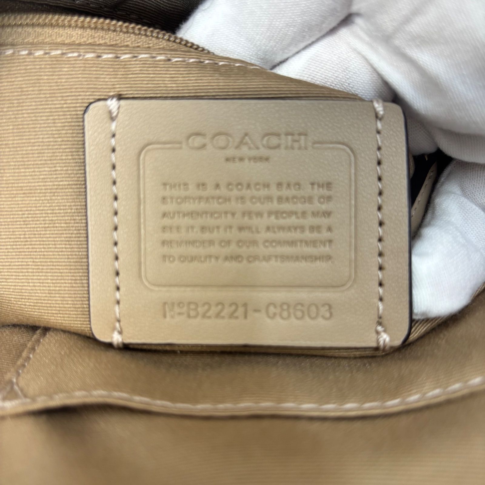 未使用品 コーチ COACH バッグ リュックサック C8603 IMCHK ミニ 