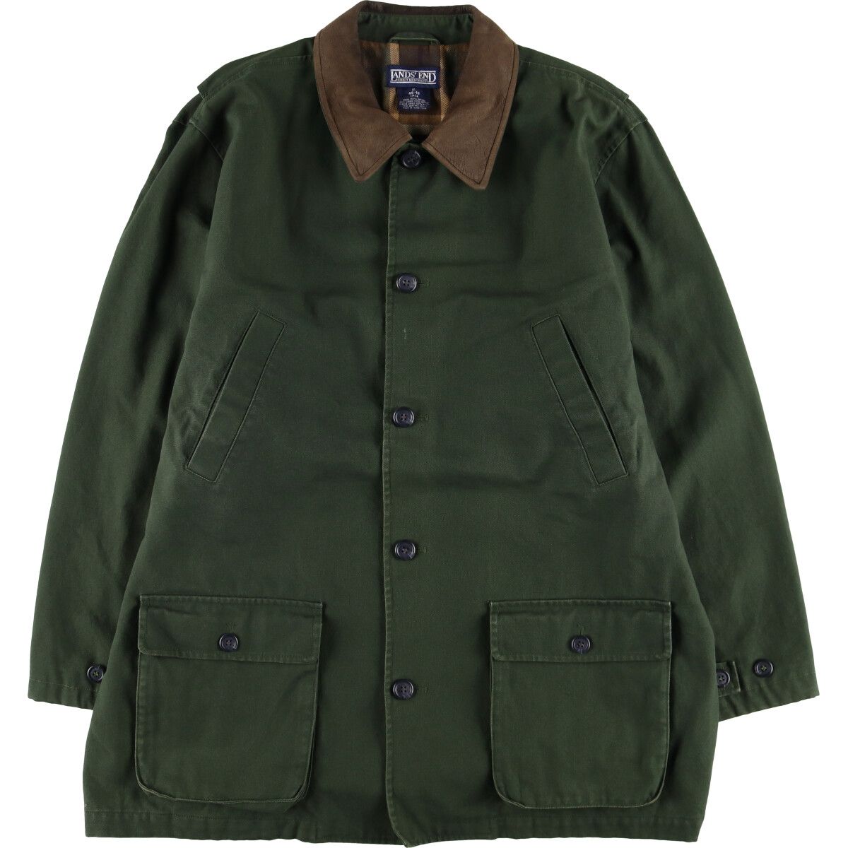 【最終値下げ】ランズエンド LANDS' END ダック ハンティングジャケット 古着 90年代 ランズエンド LANDS END ダック ハンティング