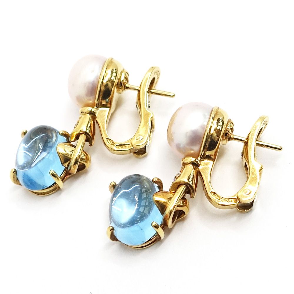 ブルガリ 750 K18YG ブルガリブルガリ ピアス 仕上げ済み BVLGARI ブルガリ ブルガリ ブルガリ ピアス 18金 K18ピンク
