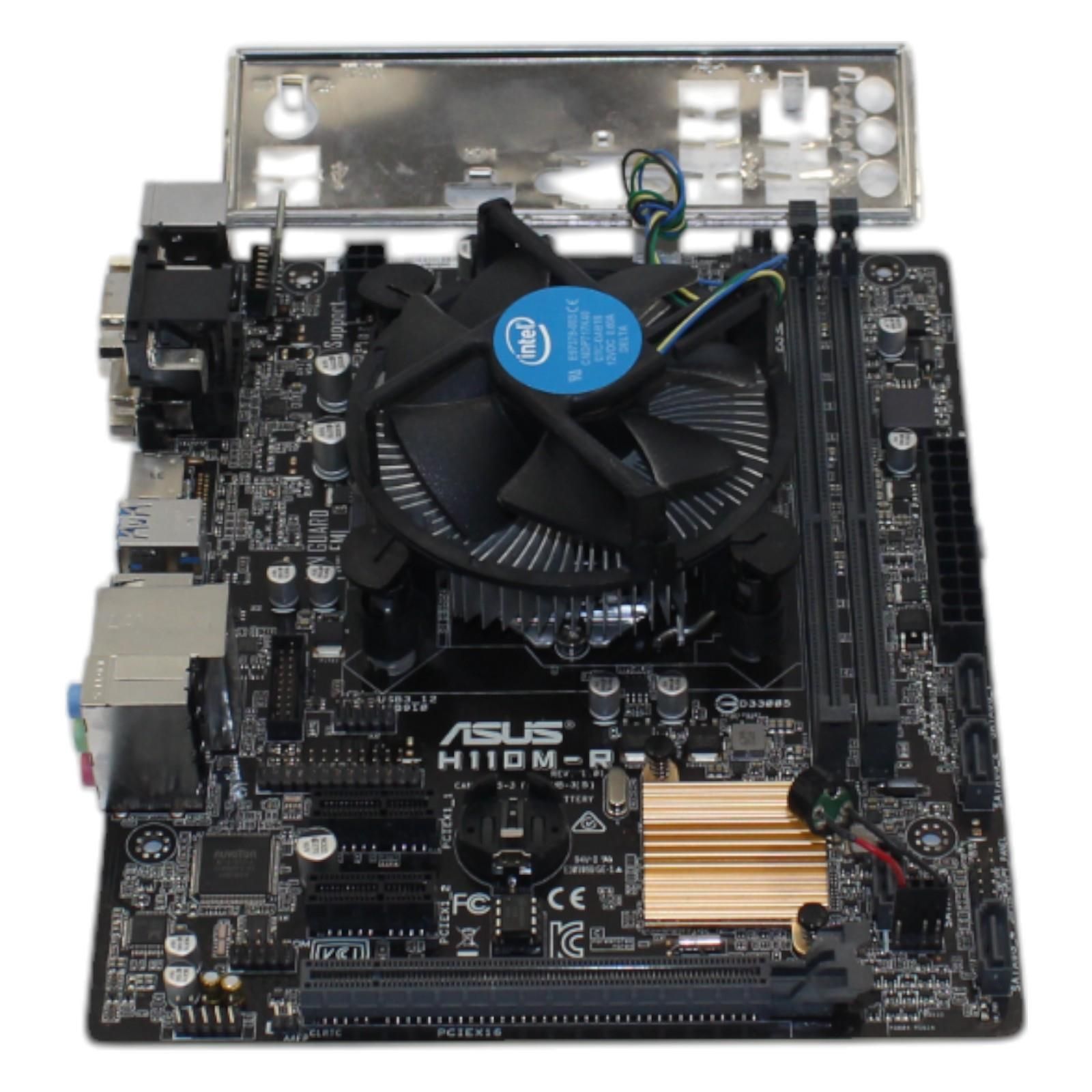 ASUS H110M-R インテル第 6/7 世代マザーボード ヒートシンク＆アンプ