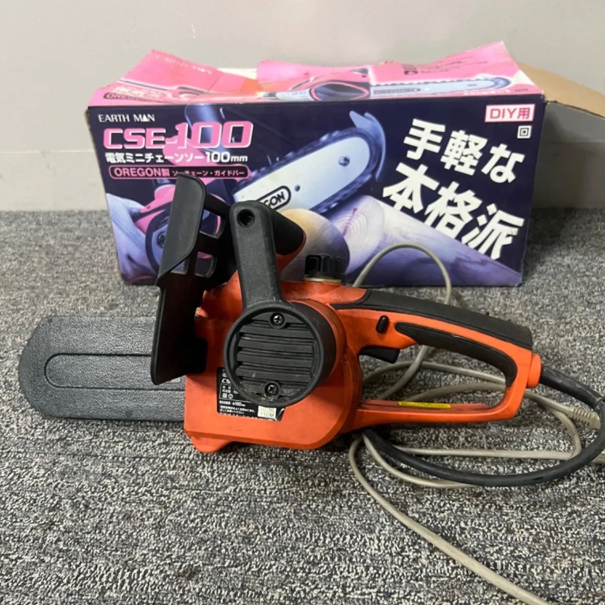 【未使用】【おまけ付き】電気ミニチェーンソー CSE-100 未使用】【おまけ付き】電気ミニチェーンソー CSE-100の通販 by