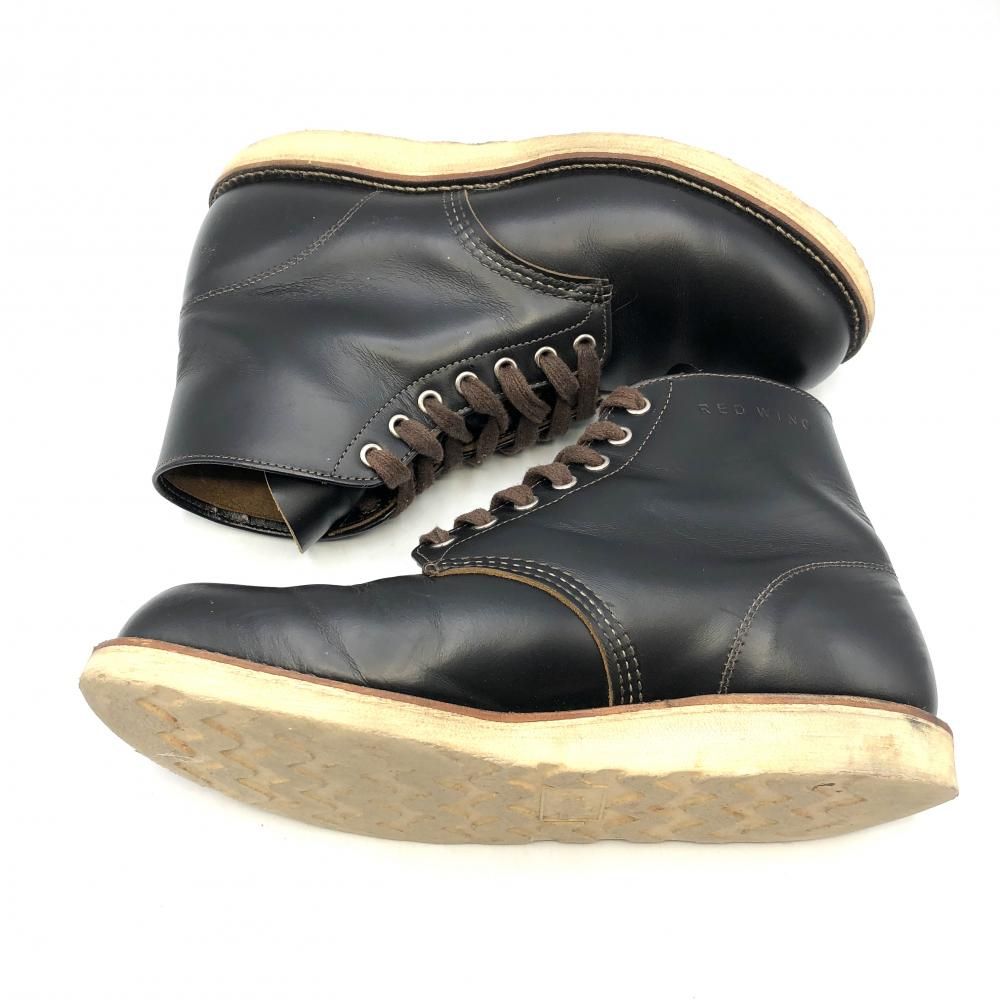 【中古】RED WING 9870 アイリッシュセッター 復刻犬タグ サイズ8 1/2D ブラック ブーツ レッドウィング[17]