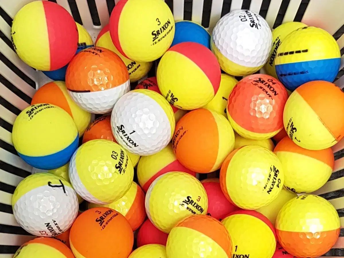 SRIXON スリクソン ディバイド 3 ー 4 ピースミックス A レベル 60 犬 ゴルフボール ロストボール