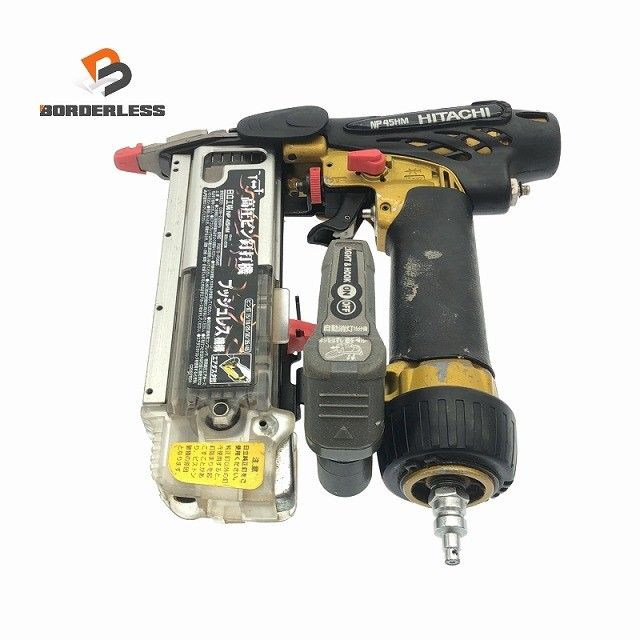 品 HITACHI 日立工機 45mm 高圧ピン釘打機 NP45HM フィニッシュ ピン|クギ打ち117327