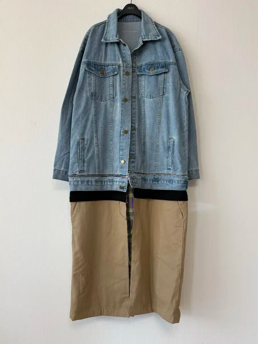2種デザインで なロングデニムジャケット
