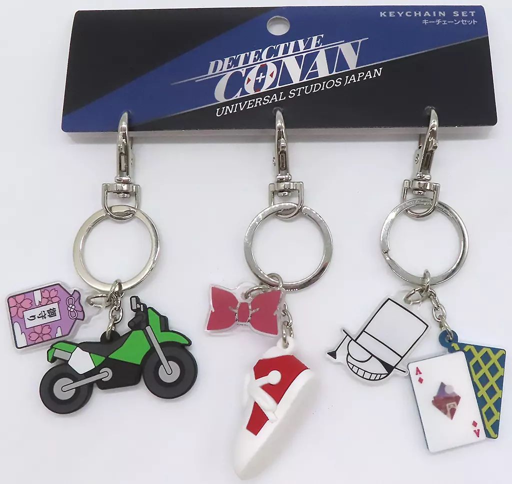 コナン キーチェーンセット USJ限定 名探偵コナン キーチェーンセット 怪盗キッド 服部平次