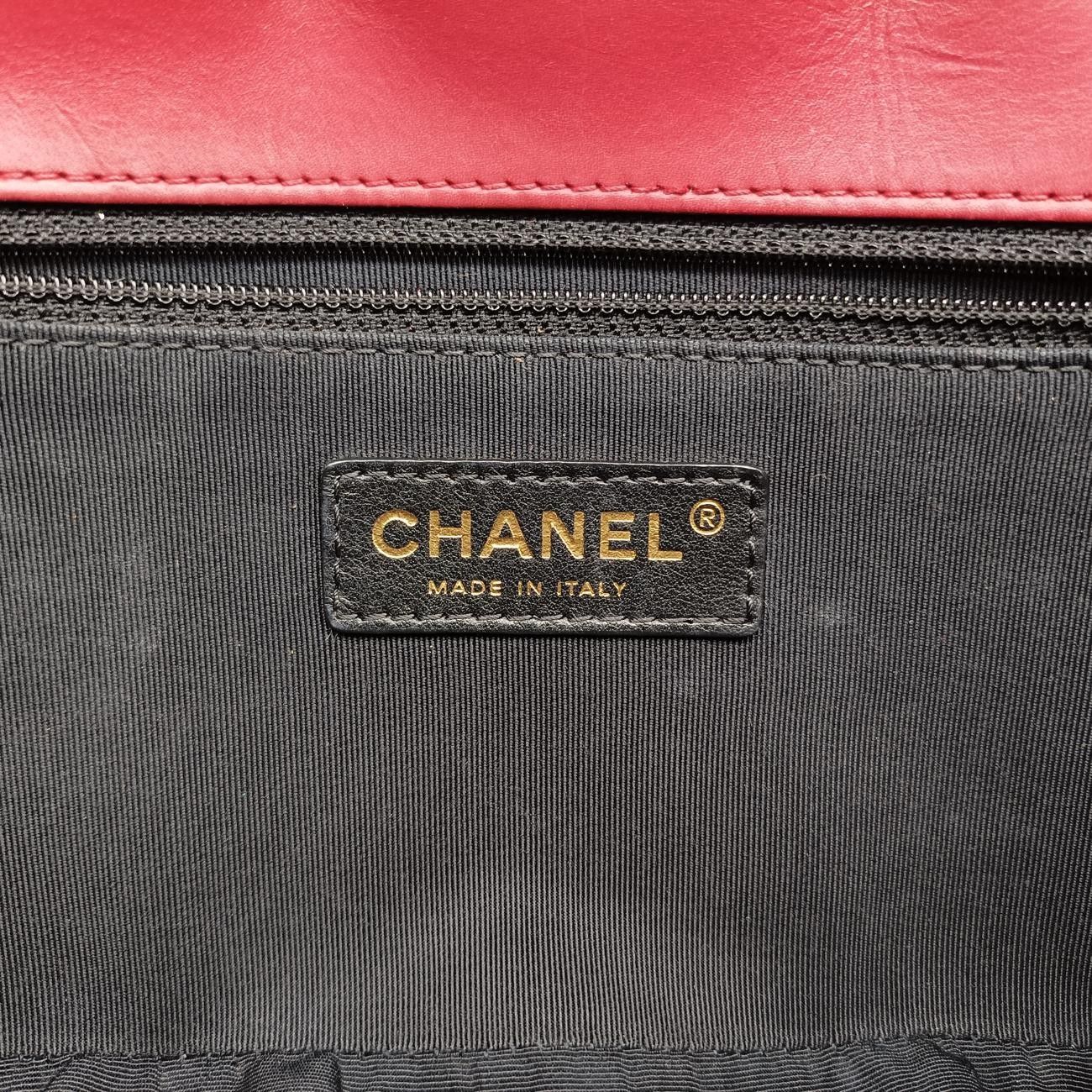 シャネルChanelボーイシャネルレッドレザーA6671315642113