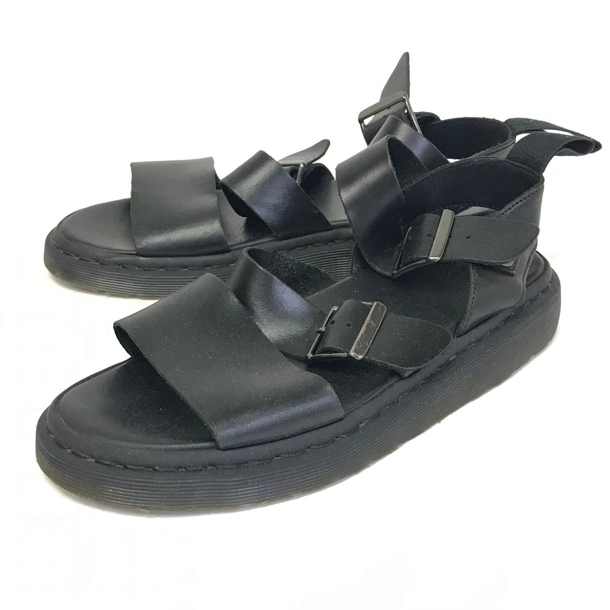倉吉店 Dr.Martens | ドクターマーチン サンダル GRYPHON グリフォン レザーサンダル WY004 ブラック 27cm 127
