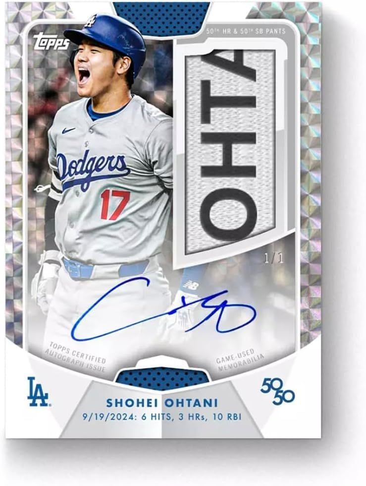 新品 2024 Topps 50/50 大谷翔平 1パック (2024 Topps 50/50: Sho hei 