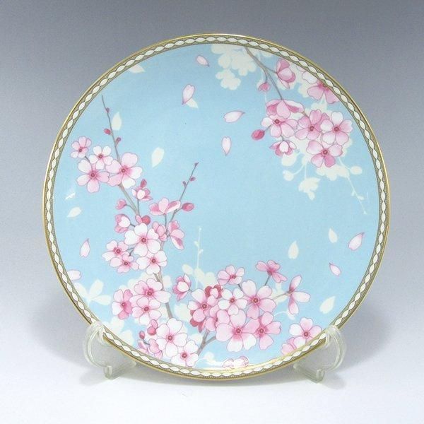【新品】ウェッジウッド スプリングブロッサム　クーププレート 1枚 ウェッジウッド スプリング ブロッサム クーププレート 20cm