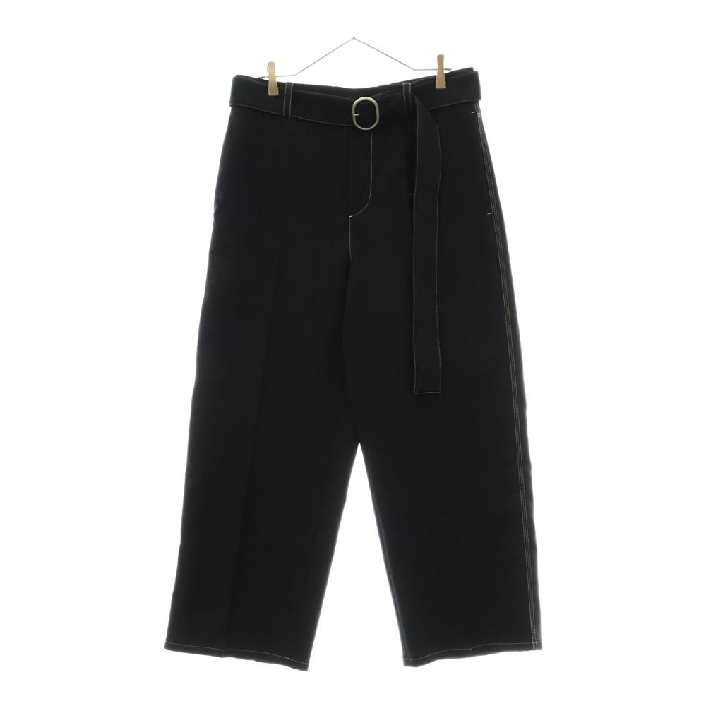 JIL SANDER ジルサンダー BELTED TORUSER ベルテッド トラウザーパンツ ブラック J22KA0255 J70001