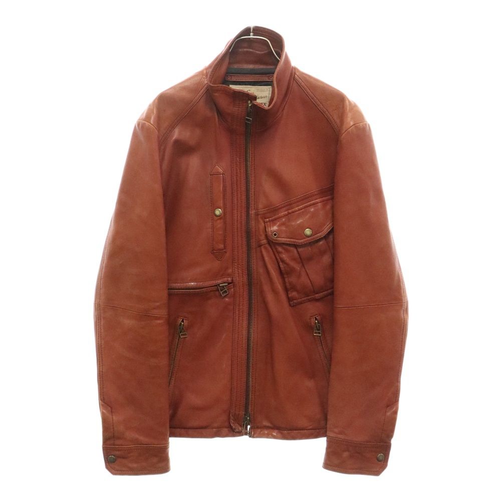 AVIREX (アヴィレックス) Leather Jacket 6121026 レザージャケット ライダース ブラウン