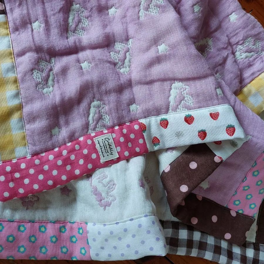 雲のガーゼケットA 70×100*雲のガーゼケット*ハンドメイド 70×100